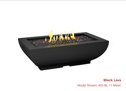 Bordeaux Rectangle Fire Bowl