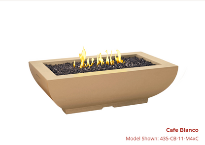 Bordeaux Rectangle Fire Bowl