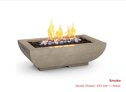 Bordeaux Rectangle Fire Bowl