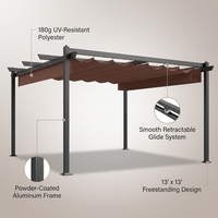 Retractable Pergola Canopy — Lifestyle