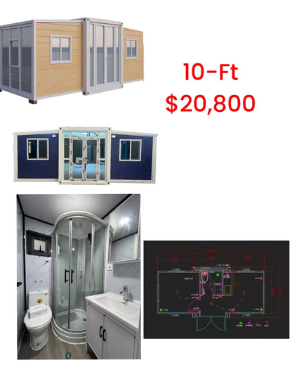 Tiny Homes Expandable & Fully Equipped